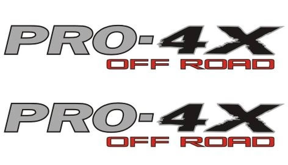 PRO-4X Offroad Seiten Vinylaufkleber Satz für Nissan Titan