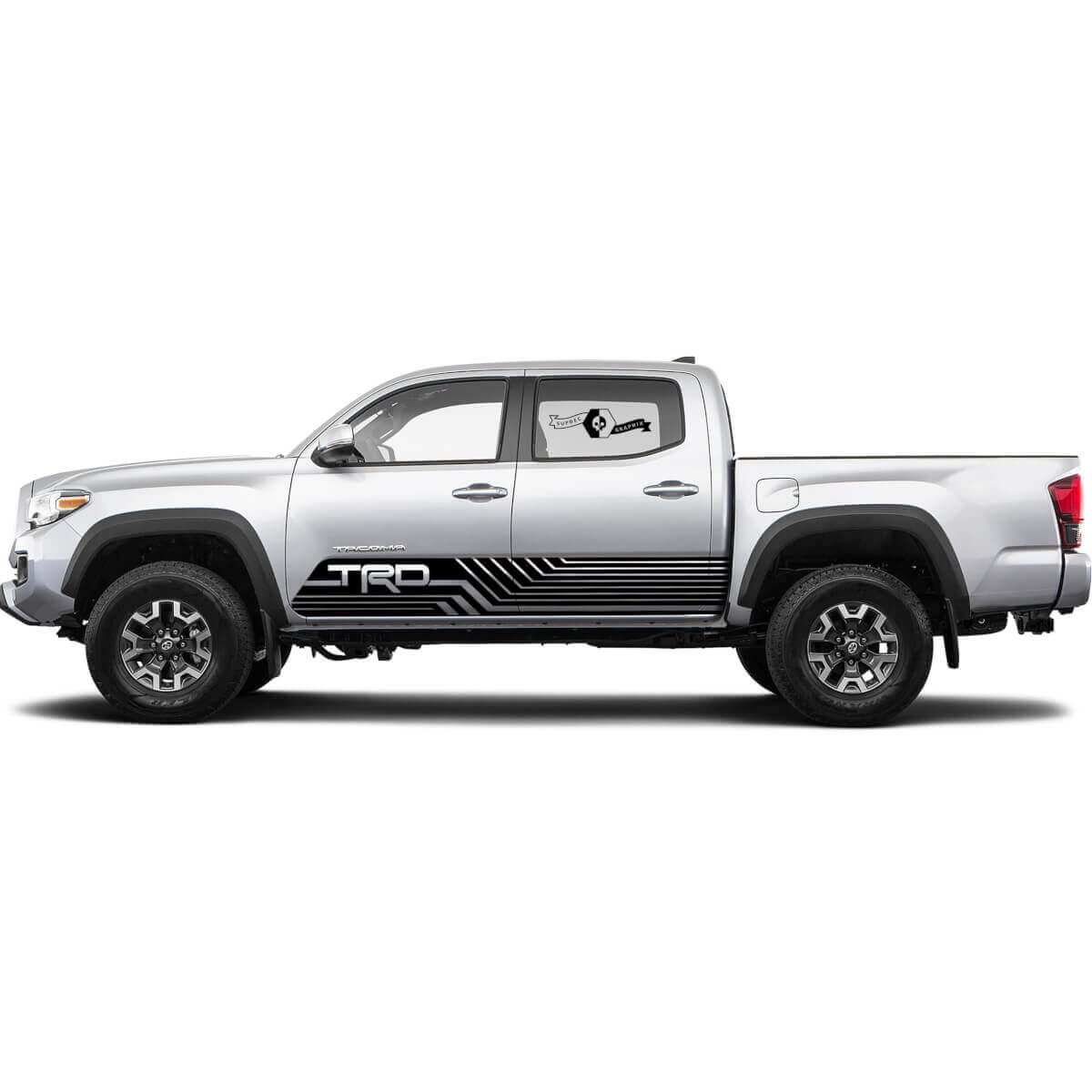 Toyota Tacoma Seiten TRD Vinyl Aufkleber Grafiken Pro Sport Seiten Offroad
