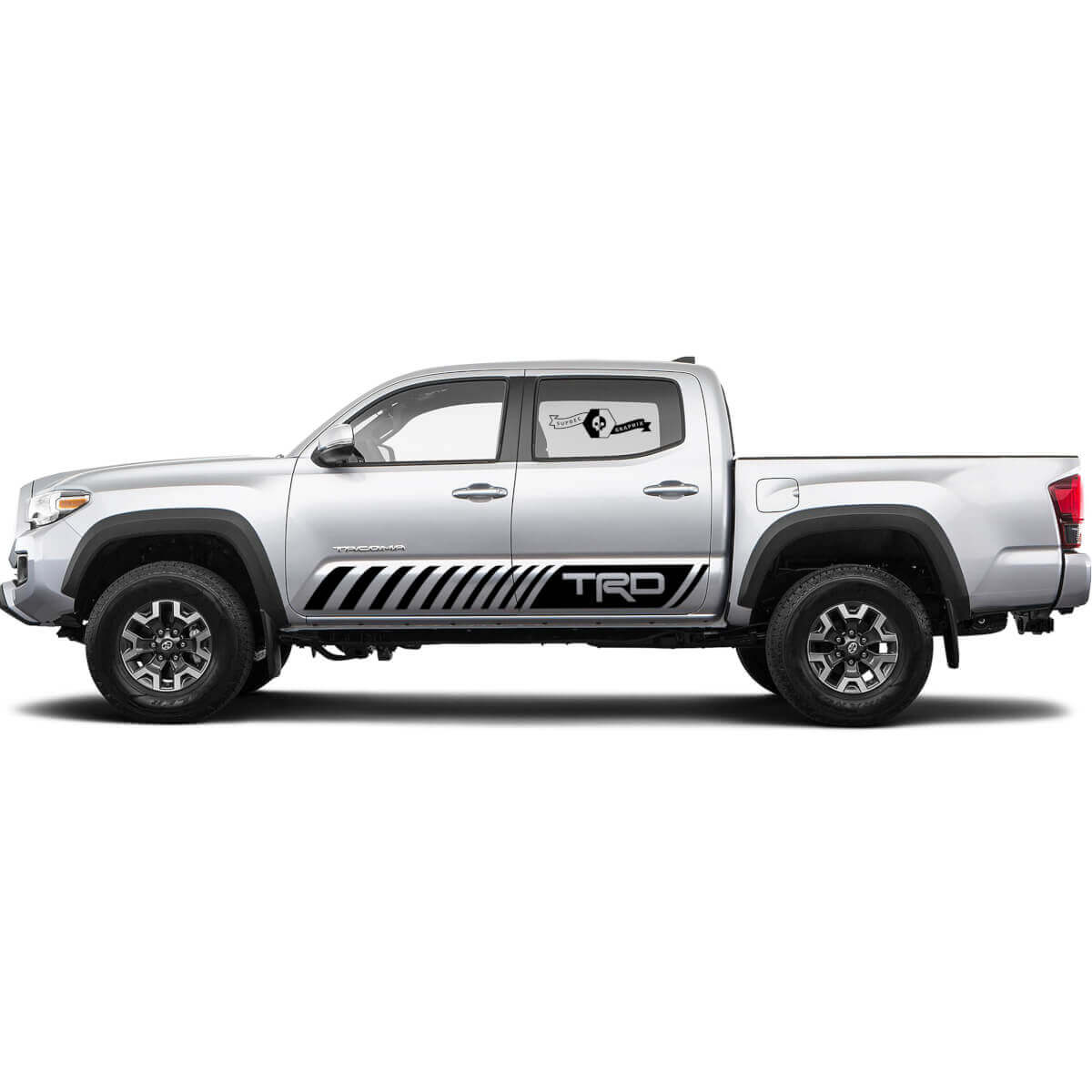 TRD Offroad Blätter Rocker Panel BedSide Side Vinyl Aufkleber Decal passend für alle Jahre Toyota Tacoma Tundra 4
