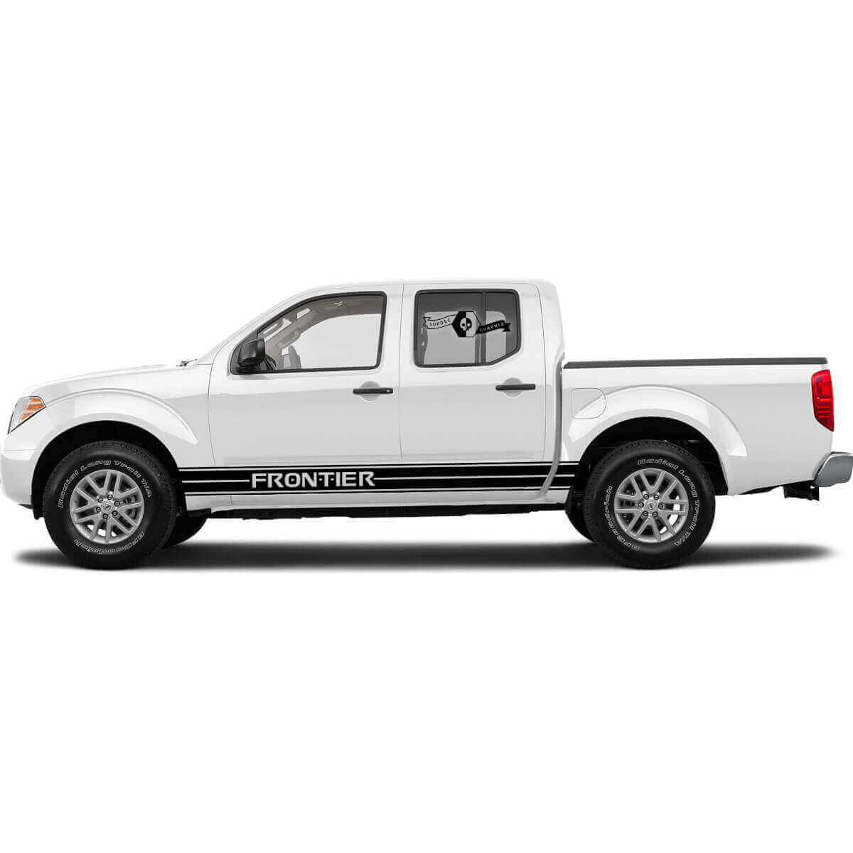 Glatte Streifen Schweller Vinylaufkleber Sticker Für Nissan Titan Frontier