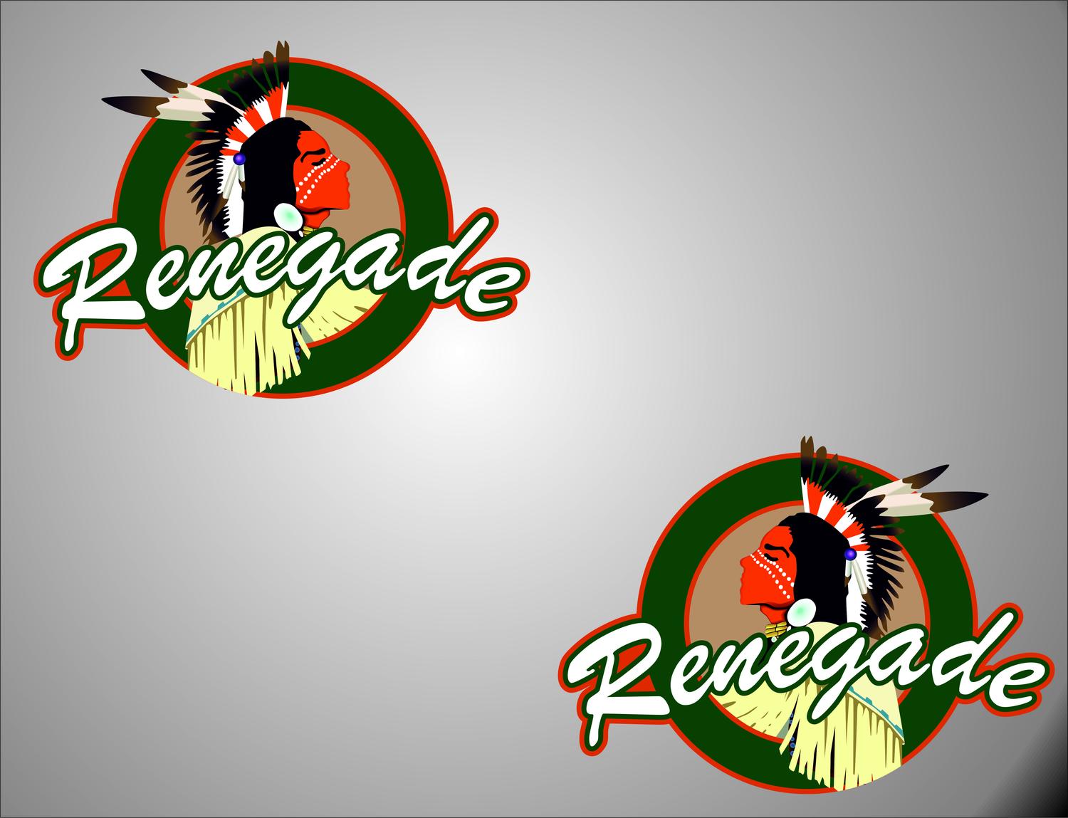 2 RENEGADE links/rechts Logo Jeep Wrangler Vinyl-Aufkleber