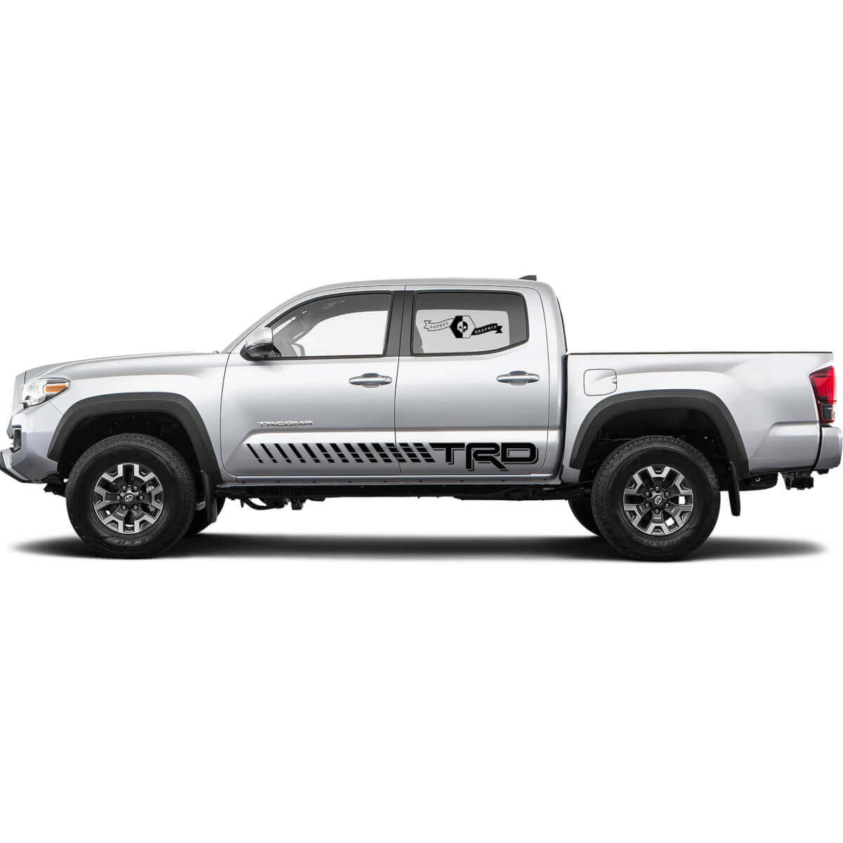 2 Aufkleber-Kit Für Toyota Trd Tacoma Streifen Rocker Panel Aufkleber Grafik Türen

