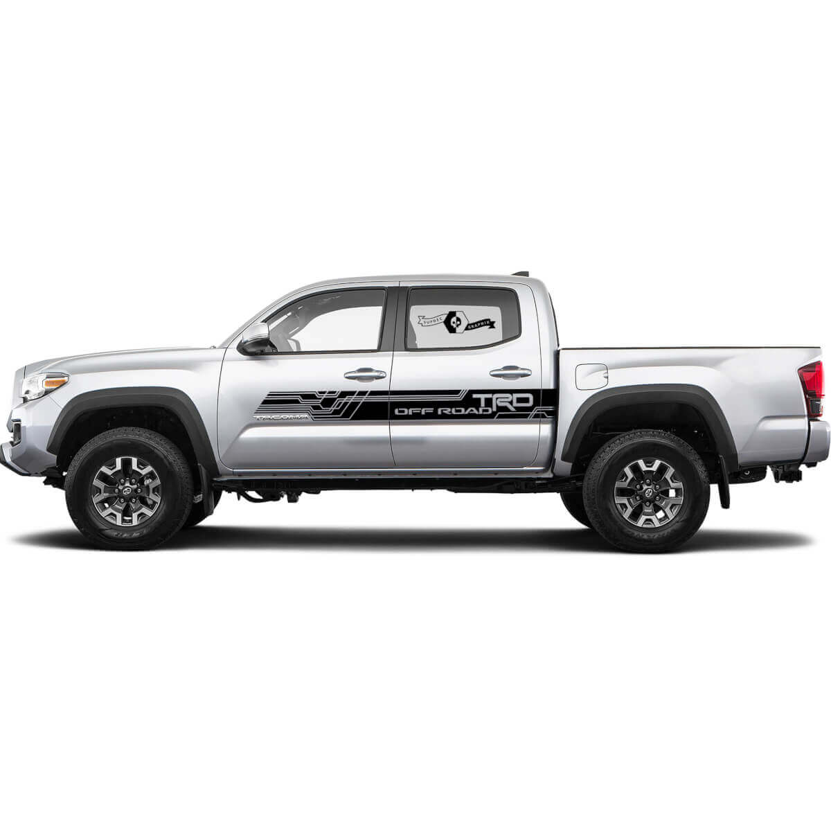 TRD Off Road Style Türstreifen-Aufkleberset für Toyota Tacoma