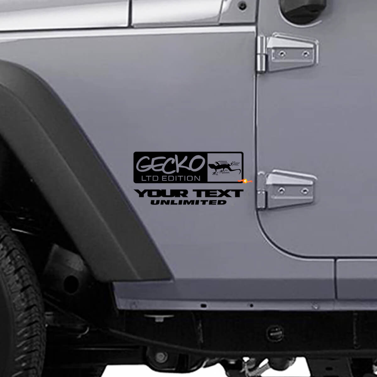 Gecko LTD Style Seiten-Vinylaufkleber-Set für Jeep Wrangler Rubicon