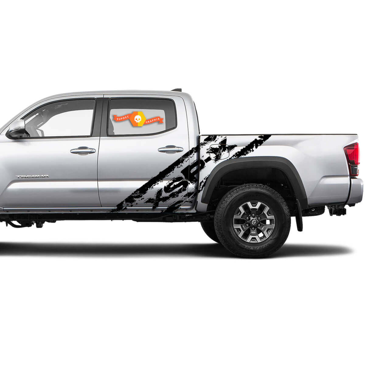 XSP-X Side Vinyl Aufkleber-Set im Used-Look für Toyota Tacoma