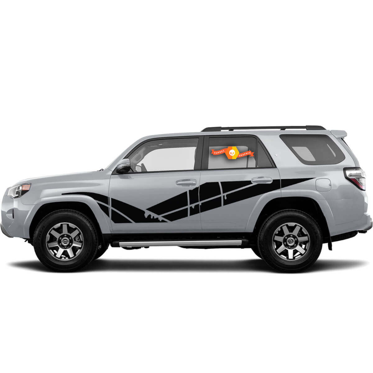 Paar 4Runner TRD Seitentür Vinyl Aufkleber für Toyota Splash 4Runner TRD
