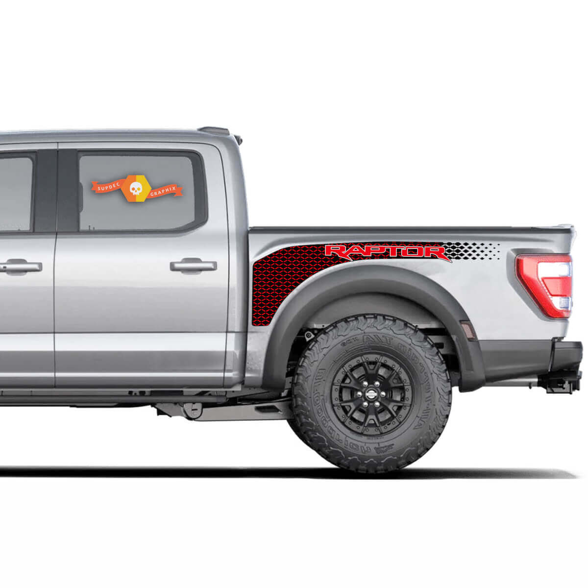 Tracery Splash Seitenbett Vinyl-Aufkleber-Kit für Musclecar Truck 2022
