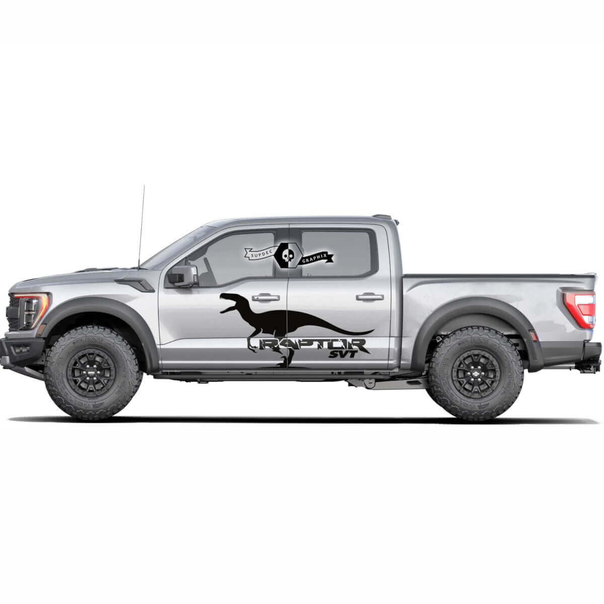 Ford F-150 Raptor SVT Logo 2022 Seitentüren Splash Graphics Seitenaufkleber

