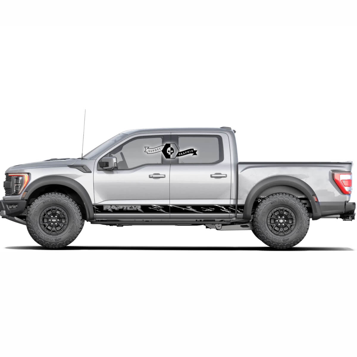 2x Ford F150 Raptor Side Rocker Panel Vinyl Aufkleber Aufkleber Vinyl -Aufkleber Grafik Rallye Aufkleber