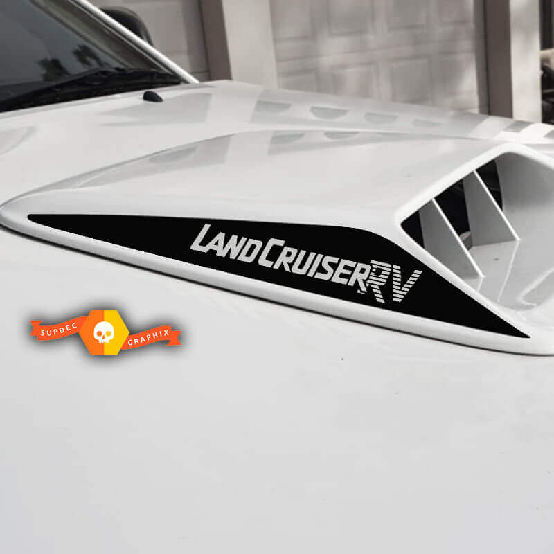 Land Cruiser RV Motorhauben-Lufteinlass Vinyl-Aufkleber Set für Toyota Land Cruiser