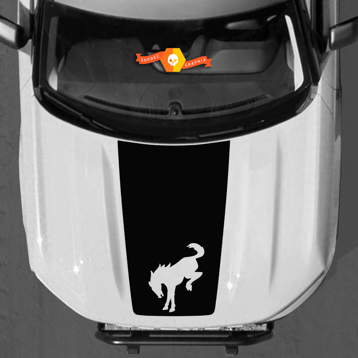 Ford Bronco 2021 2022 Logo Hood Vinyl Decal Kit Aufkleber Grafik