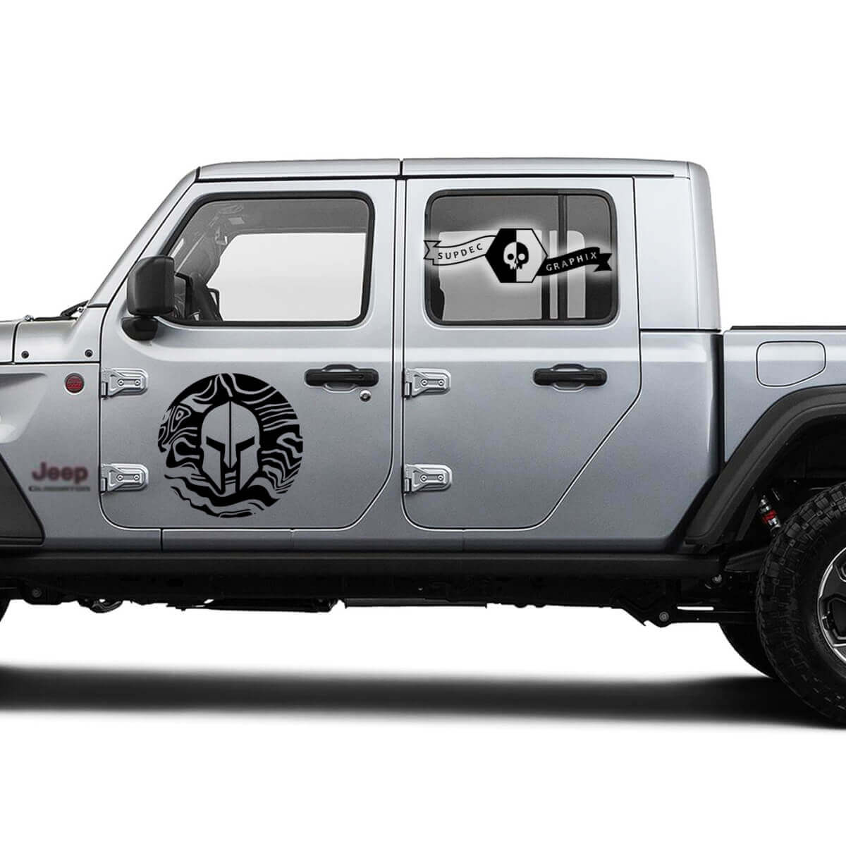 Jeep Gladiator Seitenkontur Karten Tür Vinyl Grafik Streifen Kit 2018-2021
