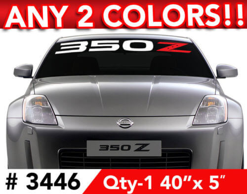 NISSAN 350 Z 2 FARBEN AUFKLEBER 40 