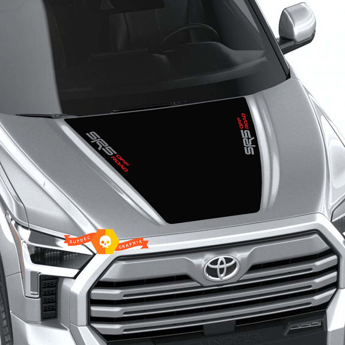 SR5 Offroad-Motorhauben-Vinylaufkleber für Toyota Tundra 2022
