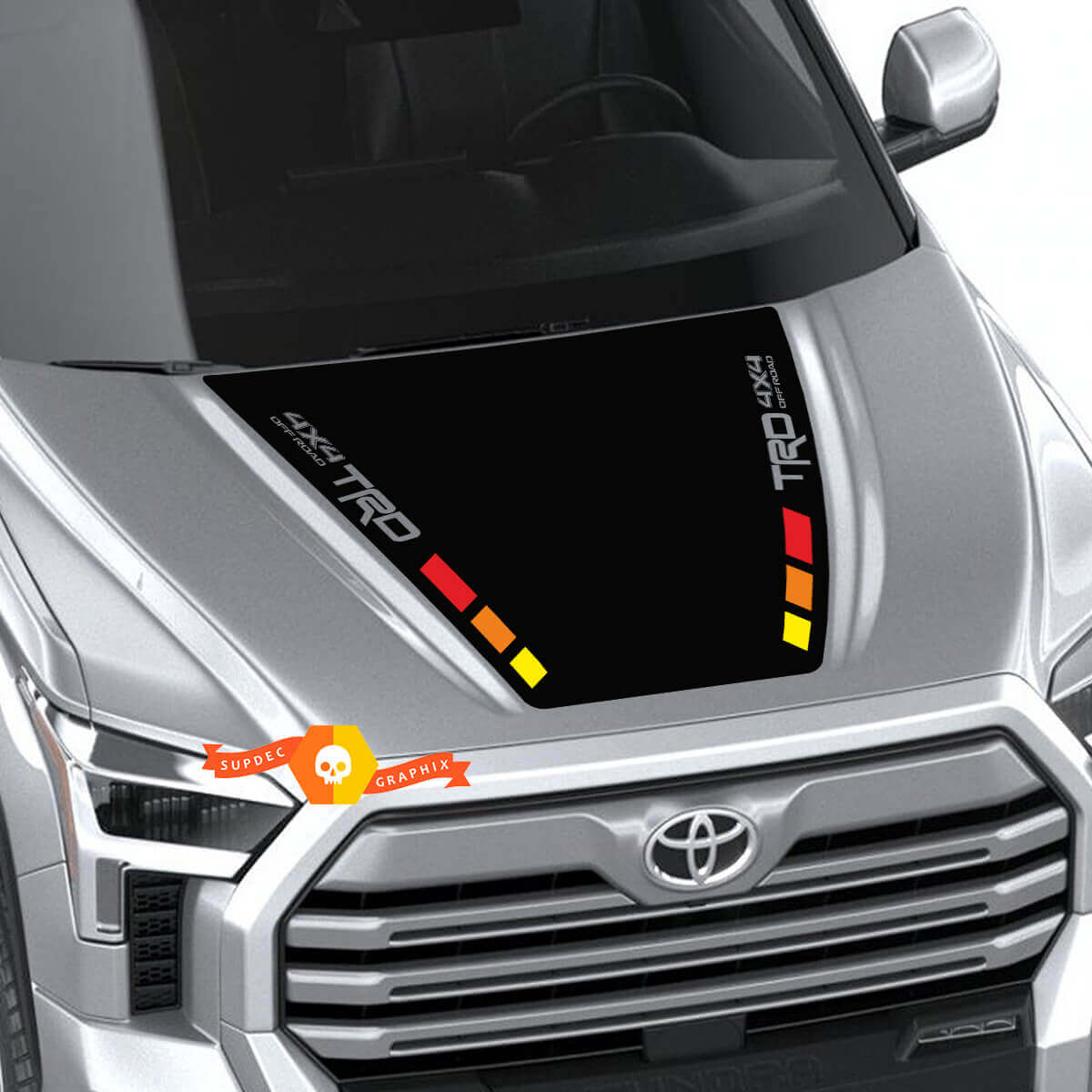 TRD Blackout Wide Stripe Motorhauben-Aufkleber für Toyota Tundra 2022