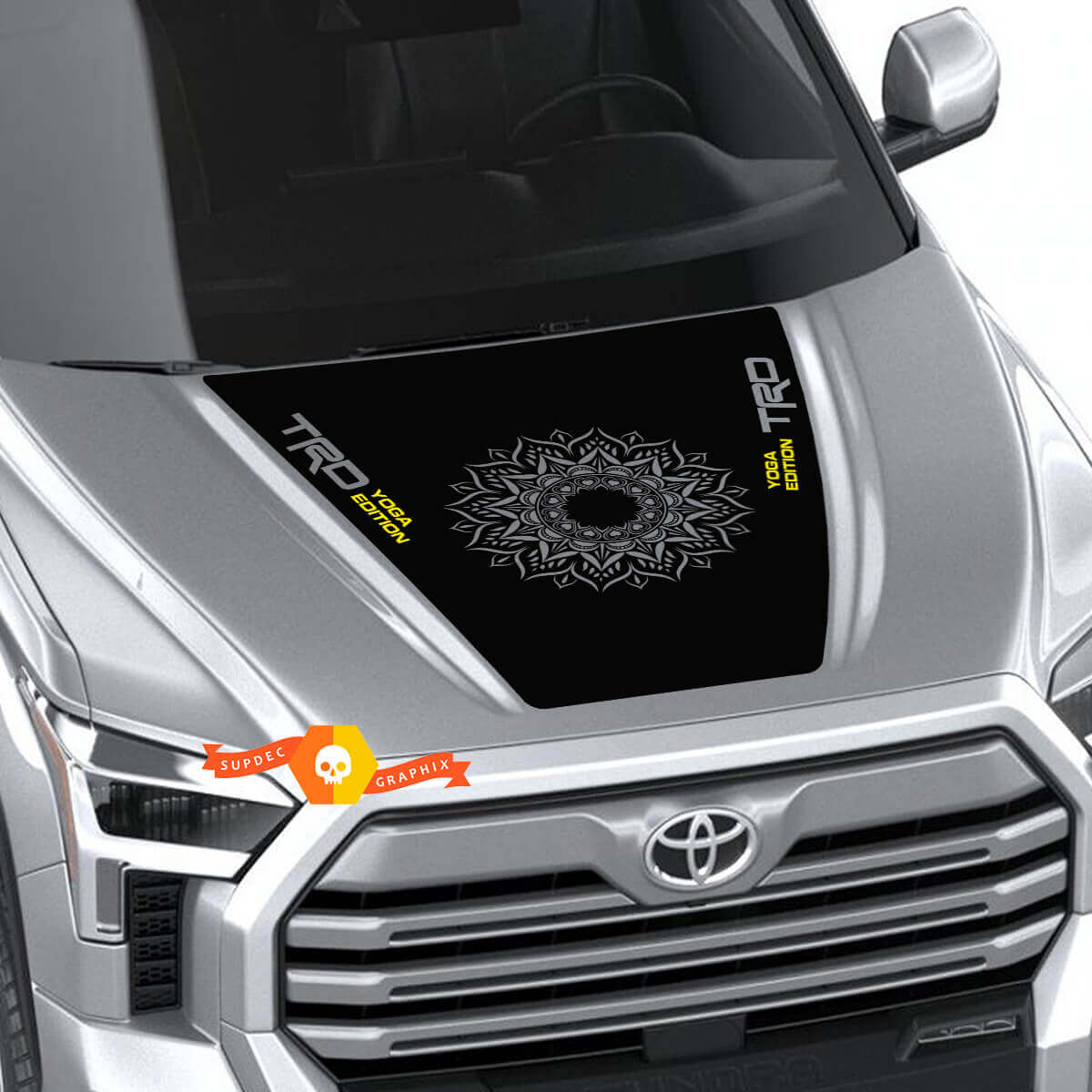 TRD Yoga Edition Motorhauben Vinylaufkleber für Toyota Tundra 2022