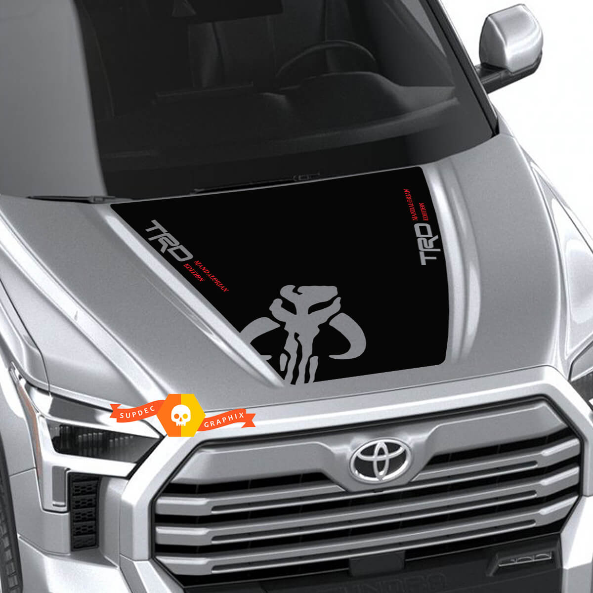 TRD Mythosaur Logo Motorhauben Vinylaufkleber für Toyota Tundra 2022