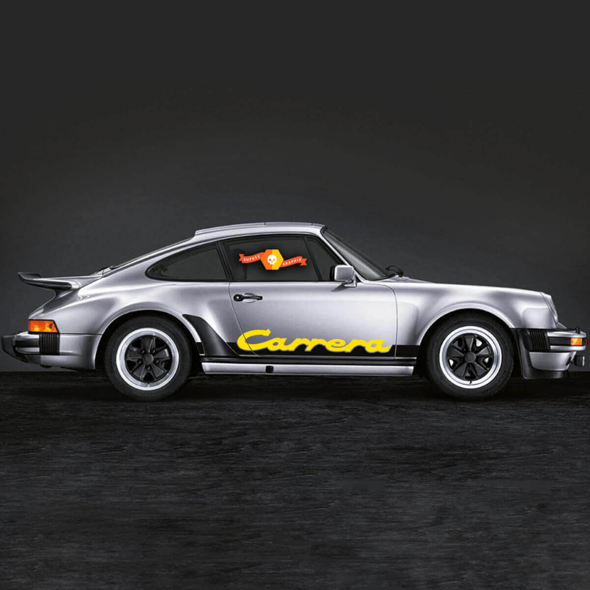 Carrera Schriftzug Seitenstreifen Aufkleber 2 Für Porsche 911