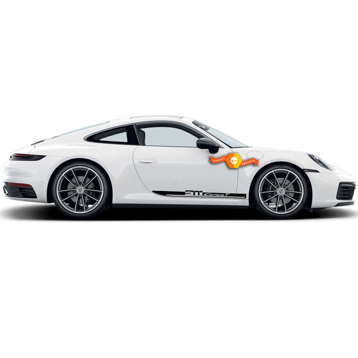 911 Carrera T Seitenstreifen Vinyl-Aufkleber-Set für Porsche 911