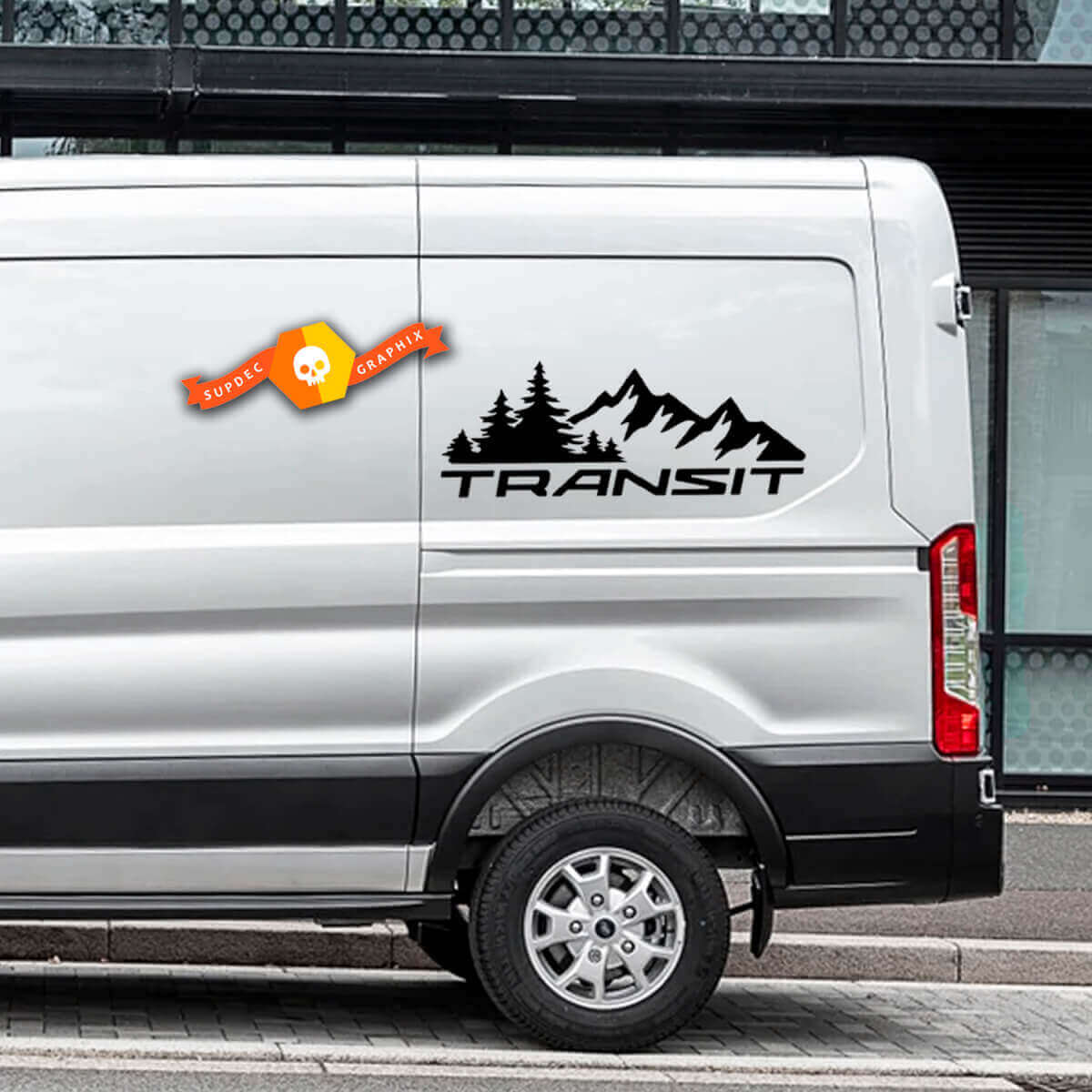 Mountain Forest Landschaft Vinyl-Aufkleber Decals für Musclecar Transit