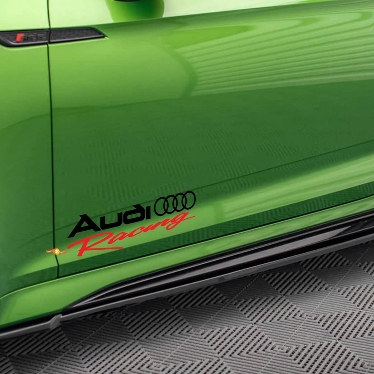 2 Audi Racing Aufkleber Aufkleber A4 A5 A6 A7 A8 S4 S5 S8 Q5 Q7 Rs Tt