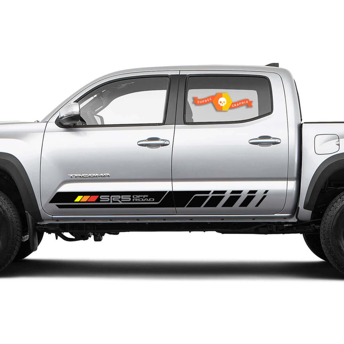 SR5 Offroad-Streifen Seitentür Vinylaufkleber für Toyota Tacoma