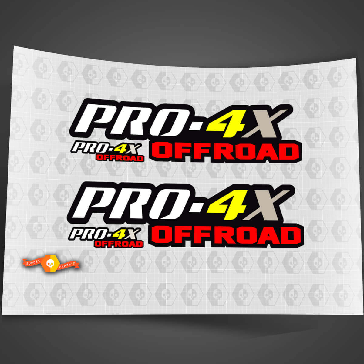 Paar PRO-4X 4 Farben Nissan Titan Frontier 4x4 Off-Road Truck Seitenwand Aufkleber Beide Seiten Aufkleber 4x4 Grafiken Nismo