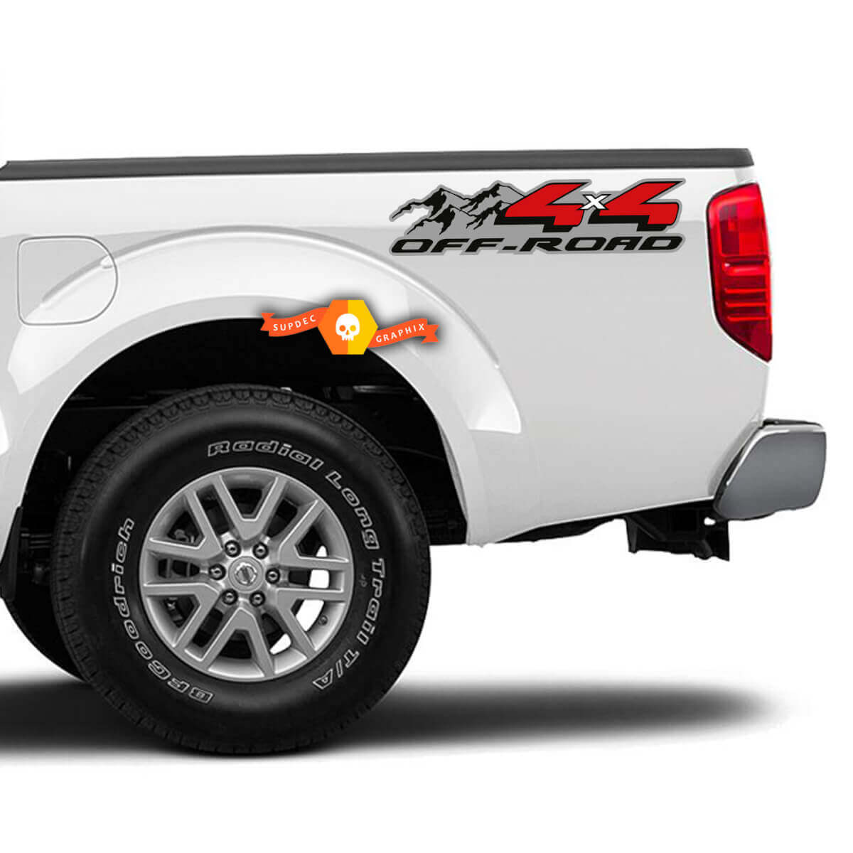 Aufkleber-Kit für Nissan Frontier Hummer horse 4X4 Offroad-Berge RAM truck Silverado Sierra für jeden LKW oder SUV
