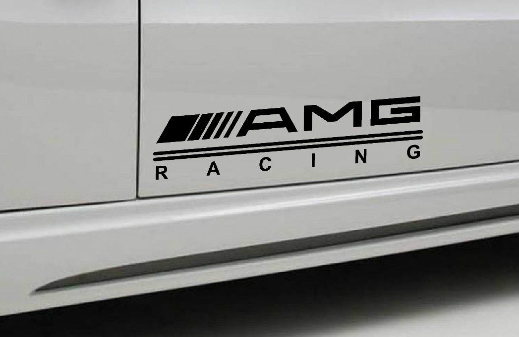 2 – AMG RACING Mercedes Benz Aufkleber Aufkleber Sporttür