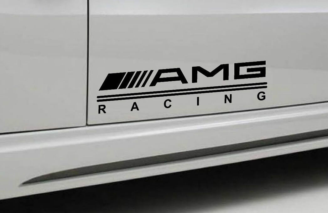 2 – AMG RACING Mercedes Benz Aufkleber Aufkleber Sporttür
