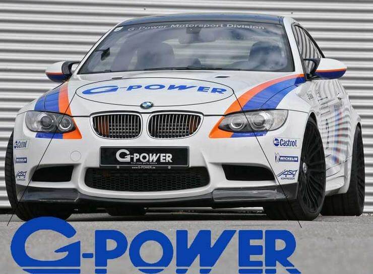 G-Power Style Motorsport Motorhauben-Aufkleber für BMW M3 M5 M6