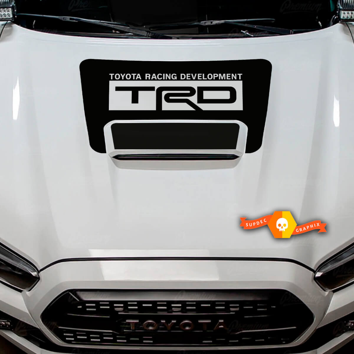 Toyota TACOMA 2016-2023 TRD Pro Motorhauben-Lufteinlass Aufkleber Grafiken
