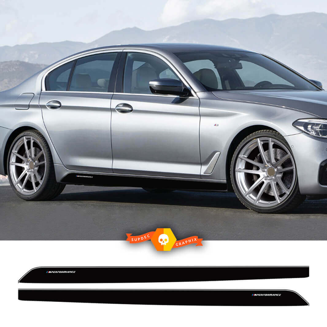 M-Performance Style Schweller-Streifen Vinyl-Aufkleber für BMW M5 G30 G31 F90