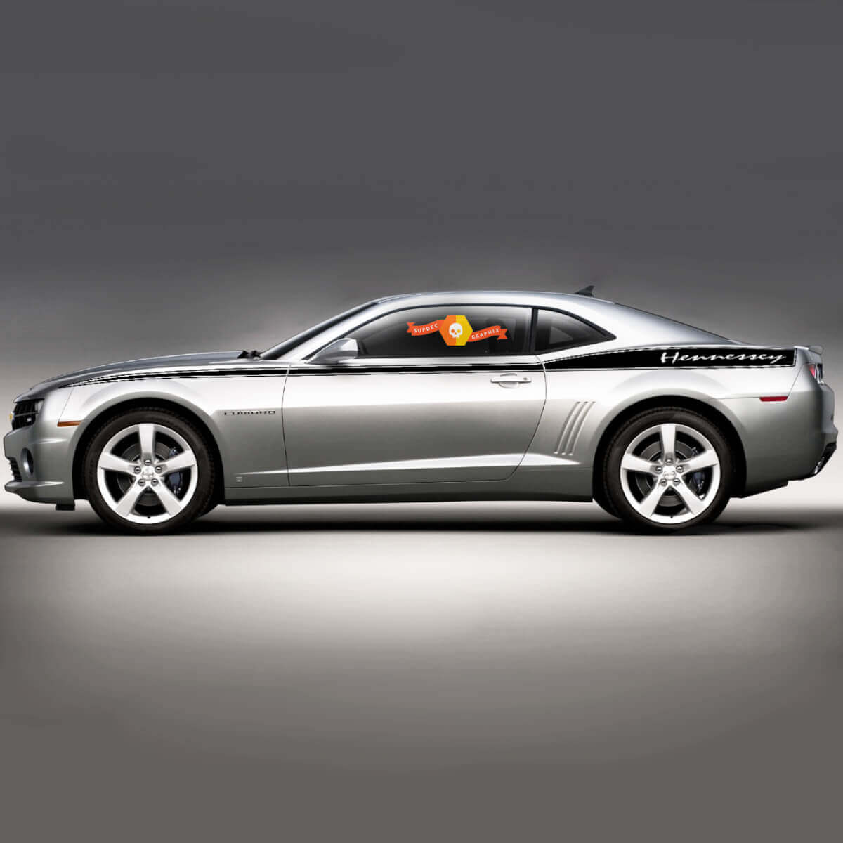 Paar Chevrolet Camaro Seiten-Grafik für Chevrolet Camaro 2010-2015 Individueller Text
