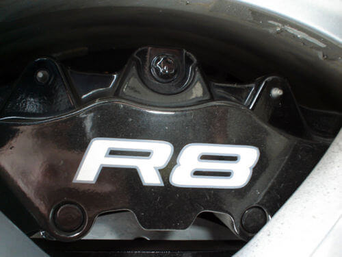 R8 Bremskalipper Vinyl-Aufklebersatz für Audi R8 V8 V10 Spyder GT