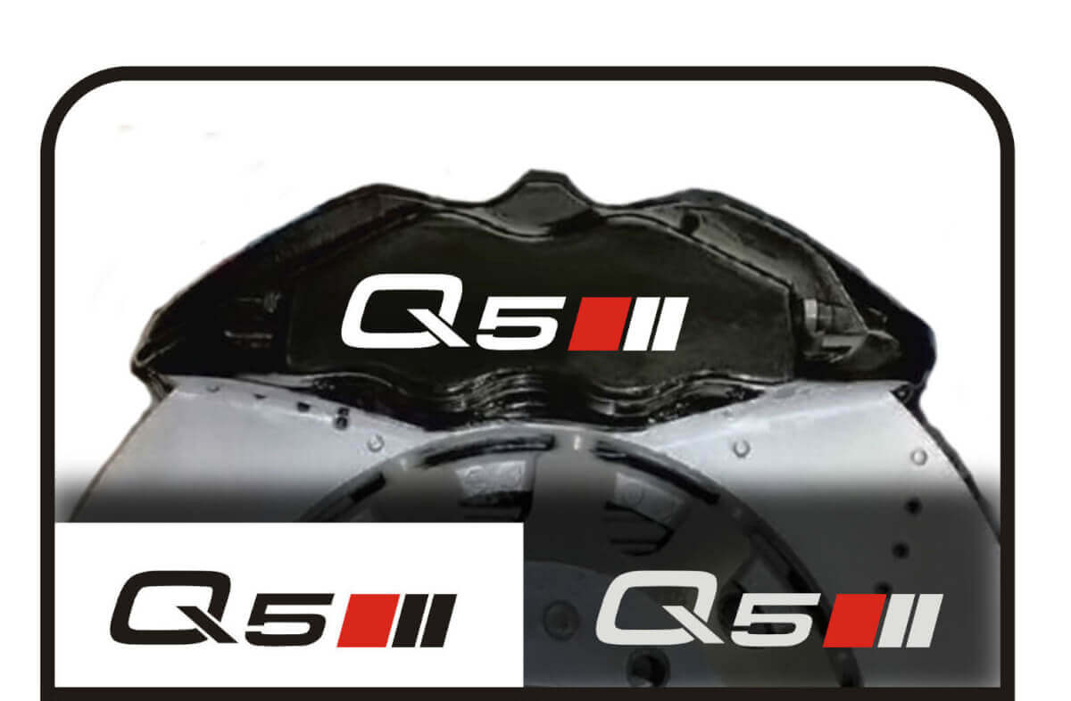 Q5 Sport Style Bremszangen Vinyl-Aufkleber Set für Audi Q5