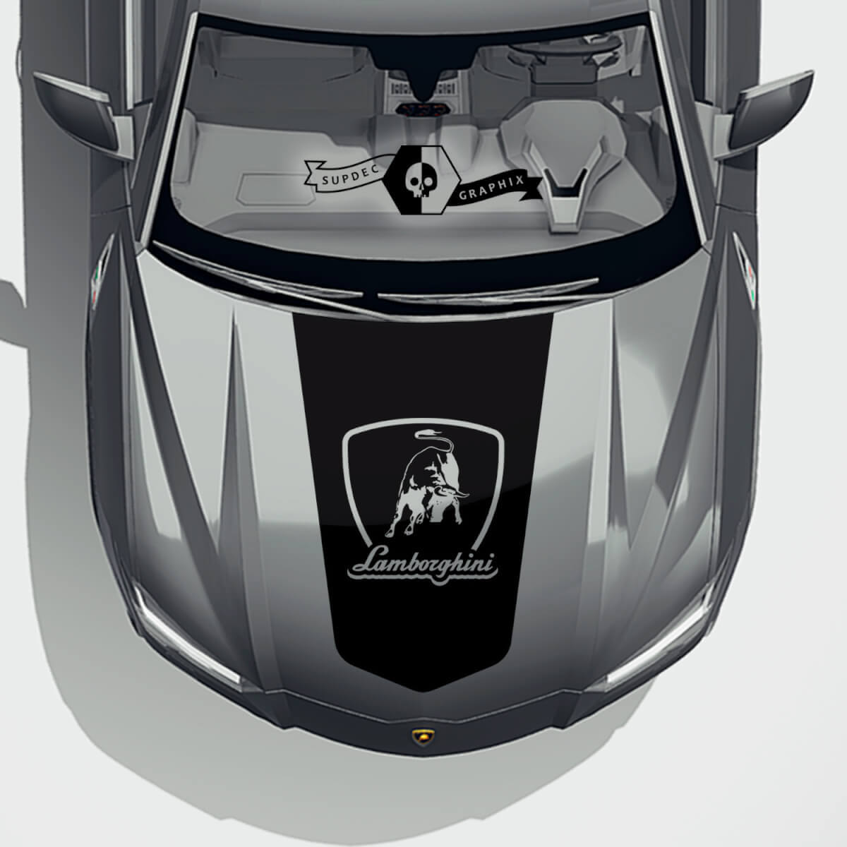 Lamborghini Urus 2021 2022 2023 Motorhaube Vinyl Aufkleber Aufkleber Grafiken
