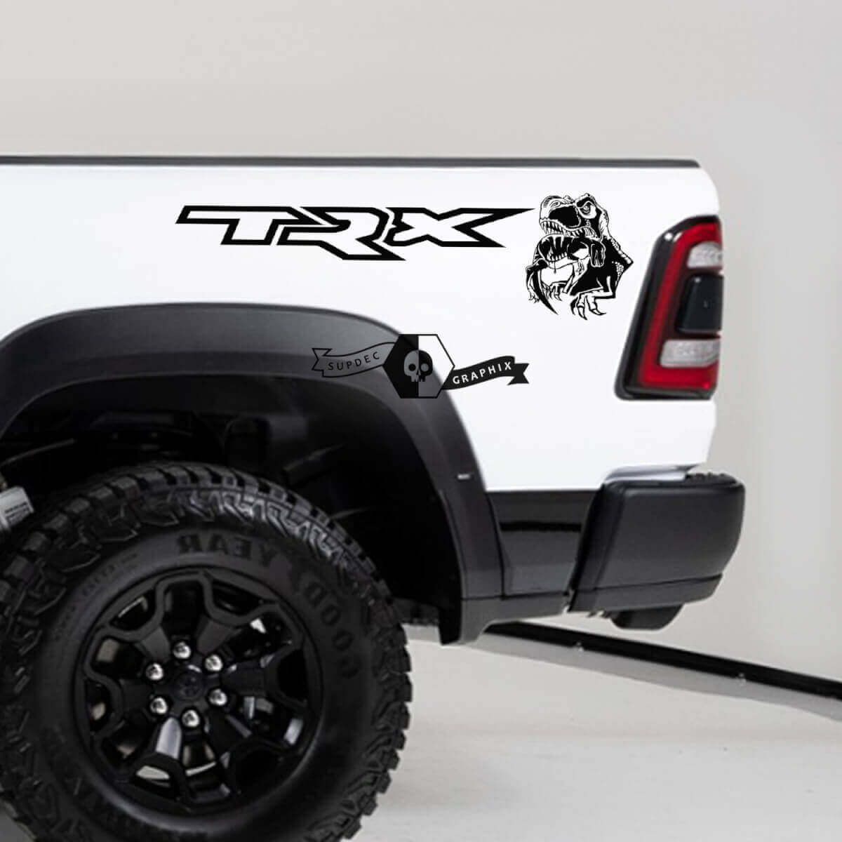 TRX Eating Power Bettrand-Vinylaufkleber für Dodge Ram TRX