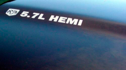 5,7 Liter Motorhauben-Vinyl-Aufkleber-Set für Dodge Ram Truck