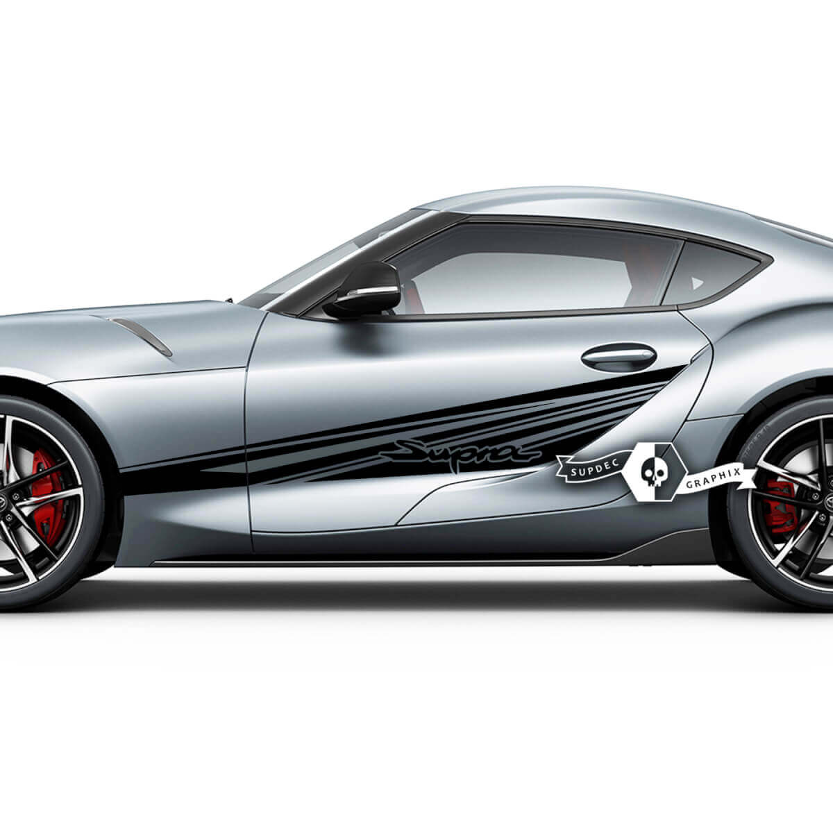 Toyota Supra MKV A90 A91 Türen Seitenlinien Streifen Racing Graphics Aufkleber Aufkleber
