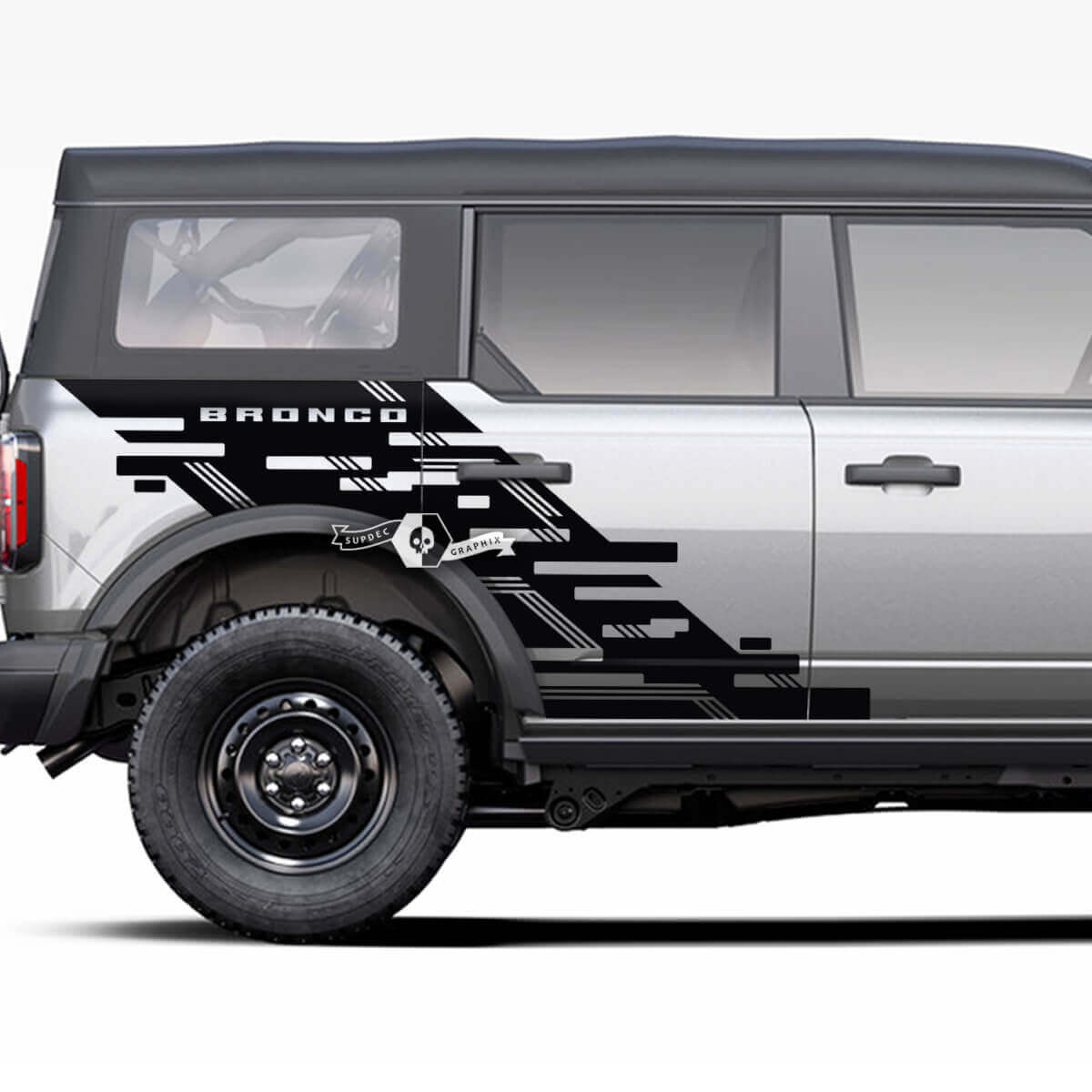 Seitenkotflügel Ford Bronco Graphics Spritzaufkleber Aufkleber BED KOME
