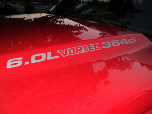 6.0L Vortec 364ci Motorhauben-Vinyl-Aufkleberset für Chevy Truck