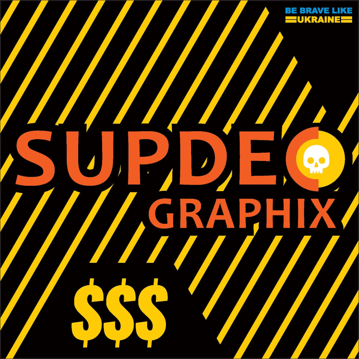SupDec GraphiX-Geschenkgutschein und Markenaufkleber
