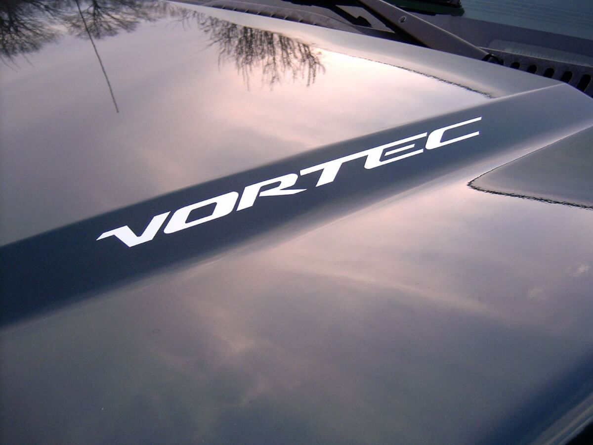 Vortec Schriftzug Motorhauben Vinyl-Aufkleber für Chevrolet Silverado