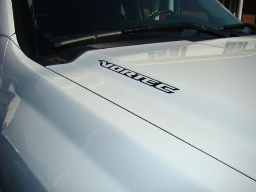 2 VORTEC Motorhauben-Aufkleber für Chevy Silverado GMC Sierra Avalanche