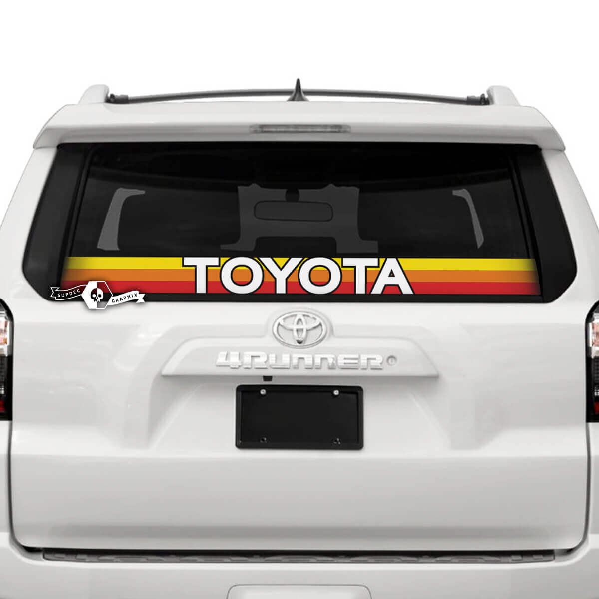 Vintage-Stil Logo Heckscheiben Vinyl-Aufkleber für Toyota Trucks