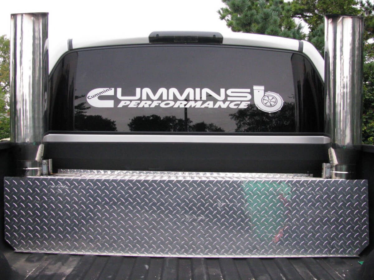 Cummins Performance Heckfenster-Vinylaufkleber für Dodge Ram Trucks