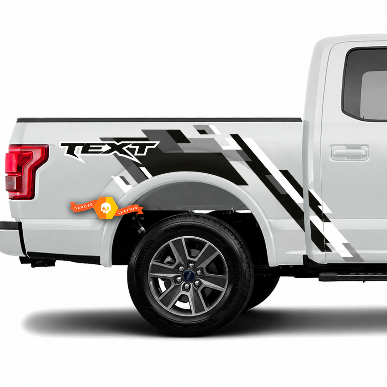 Musclecar Ranger truck power truck Tarnung Seitentür Bett und Heckklappe Aufkleber Vinyl Grafiken

