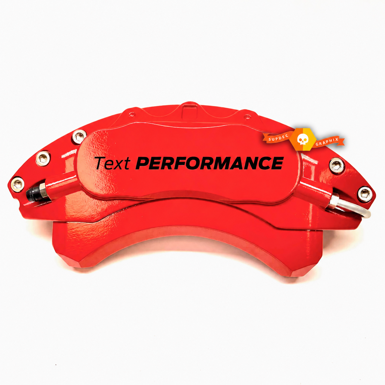 Text PERFORMANCE Single Color Caliper Lettering Universal Vinylaufkleber für Ford