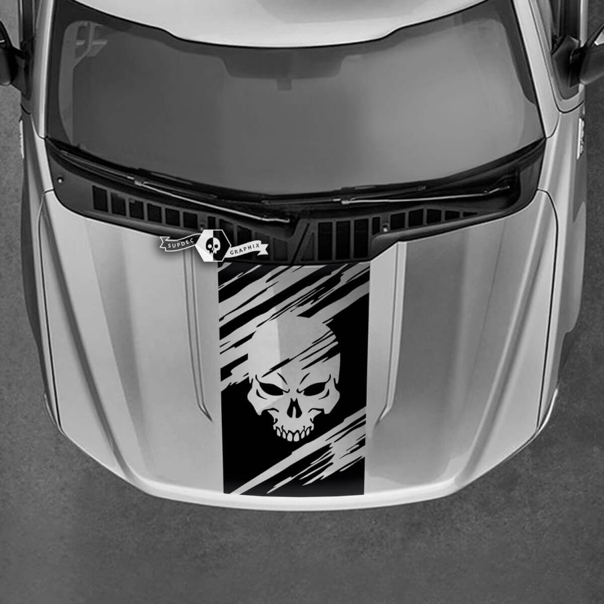 Hood Ford Maverick Punisher Destroyed Graphics Aufkleber Alle Farben Maverick Aufkleber
